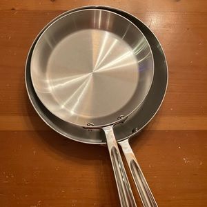 AllClad d5 Stainless Steel Pans 2-Pack